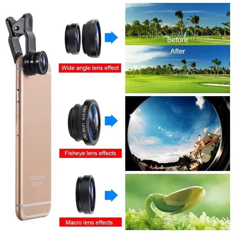 3In1 Mobile Phone Fish Eye Len - Fishing Camera recension och pris