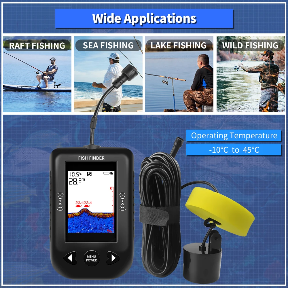 Erchang XF03 Fish Finders 45 D - Fishing Depth Finder recension och pris
