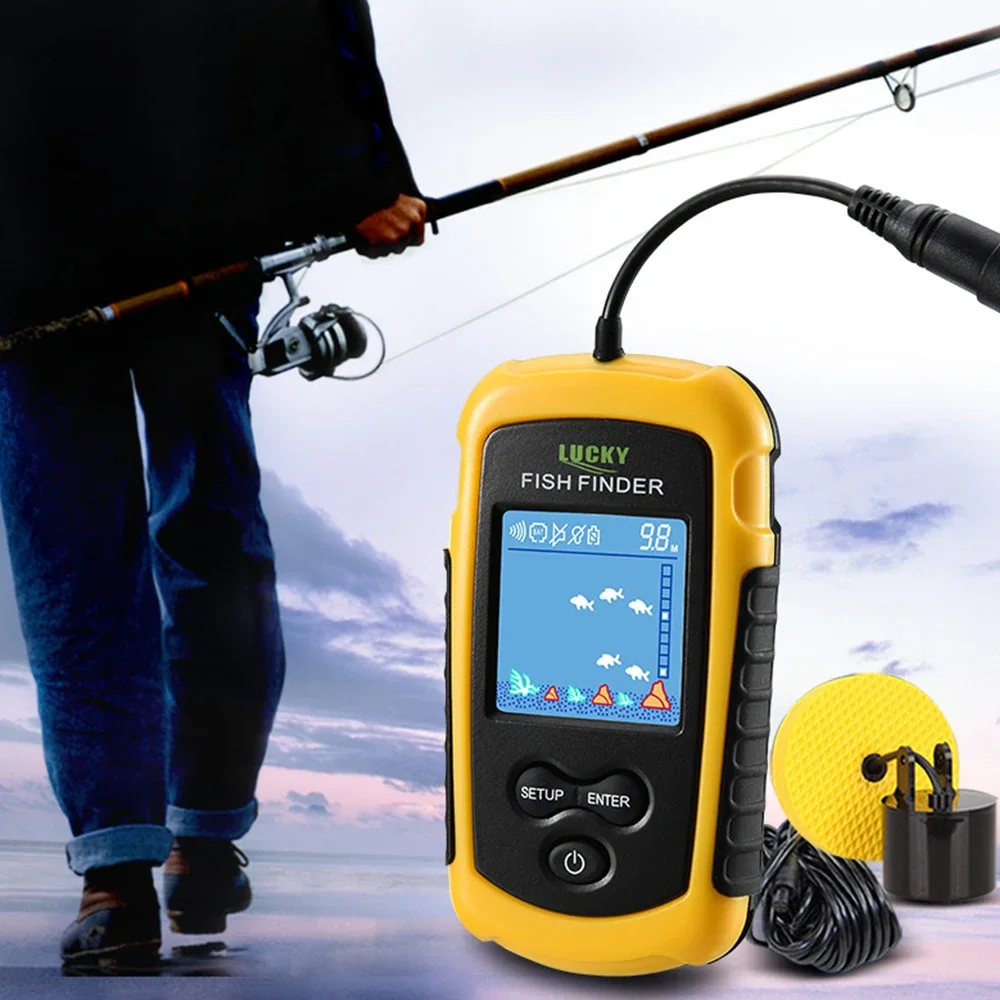 Lucky LCD Color Screen Portabl - Fishing Depth Finder recension och pris