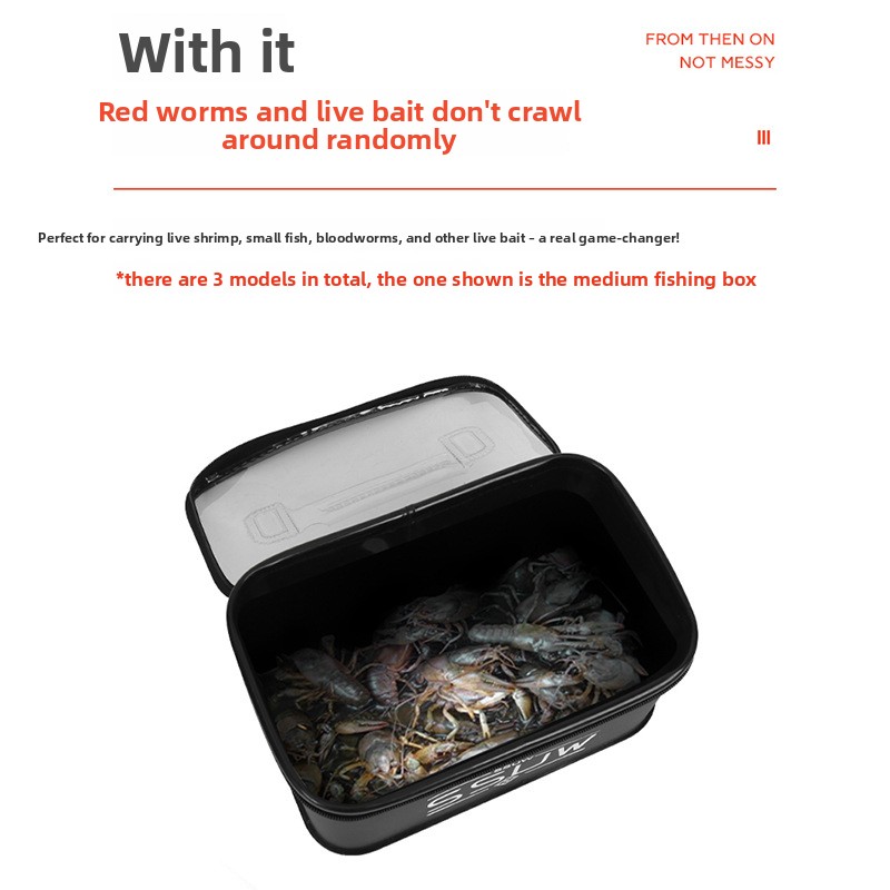 Portable EVA Fishing Tackle Bo - Fish Finder Case recension och pris