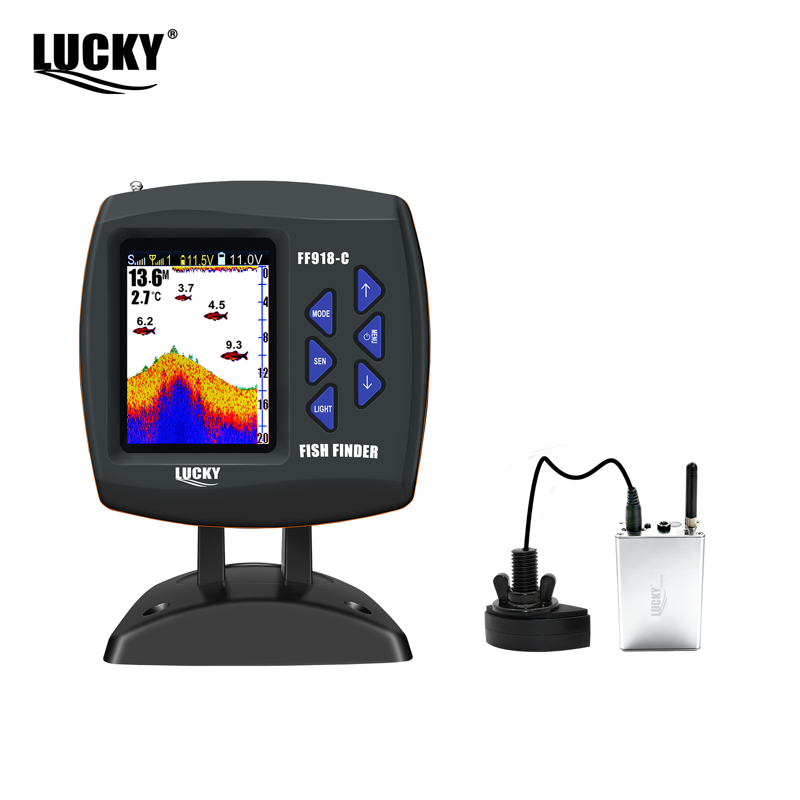 Lucky FF918 Wireless Remote Co - Fishing Depth Finder recension och pris