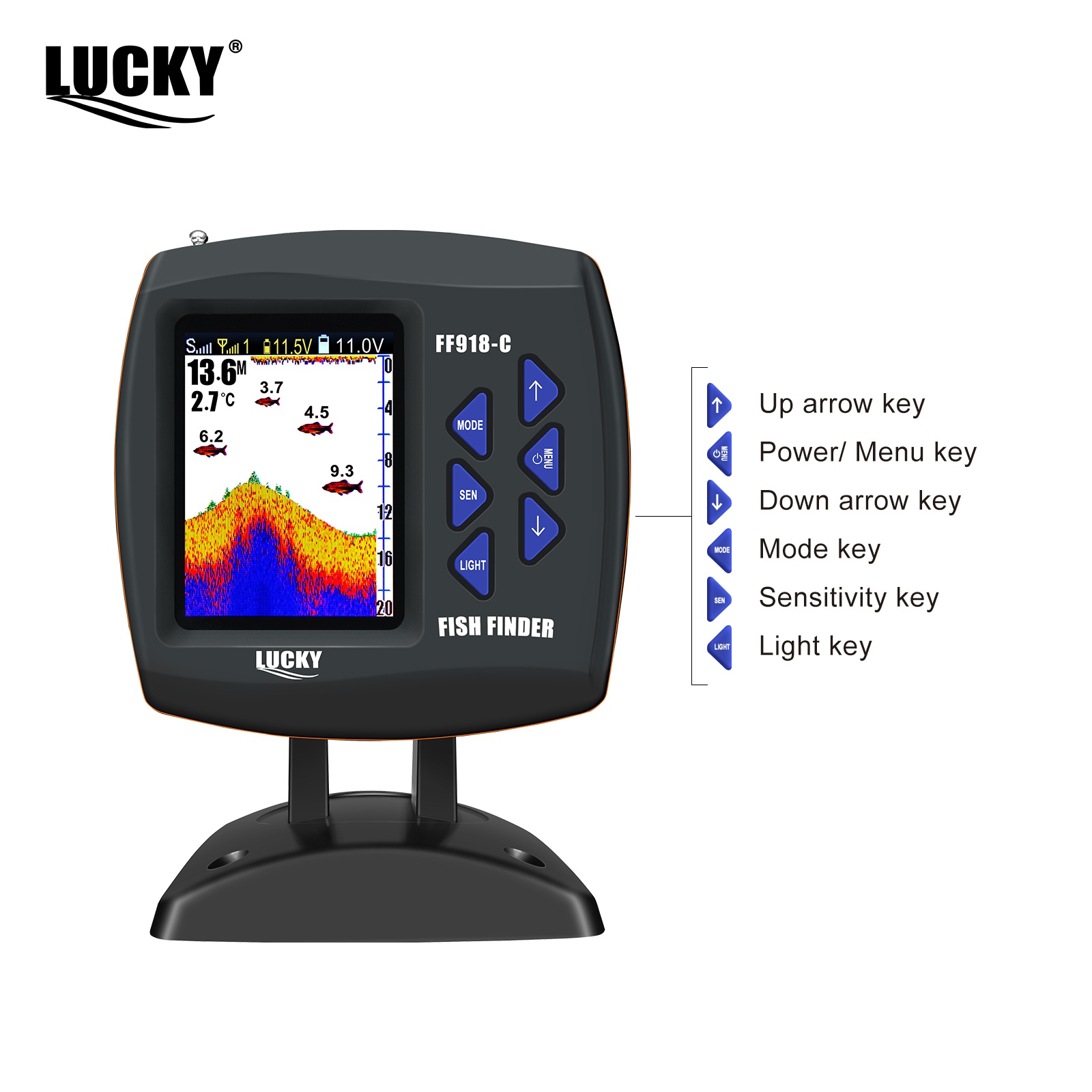 Lucky FF918 Wireless Remote Co - Fishing Depth Finder recension och pris